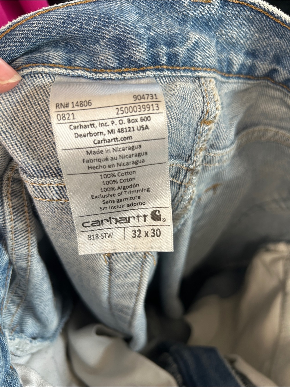 Vintage Carhartt Jeans - Picture 2 of 3
